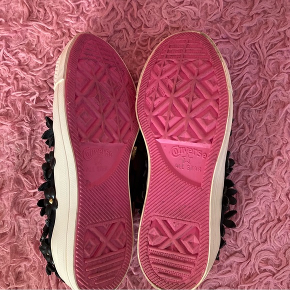 Converse X PatBo Chuck Taylor Studs & Flower Sneakers Black Size 6.5 - Picture 15 of 15